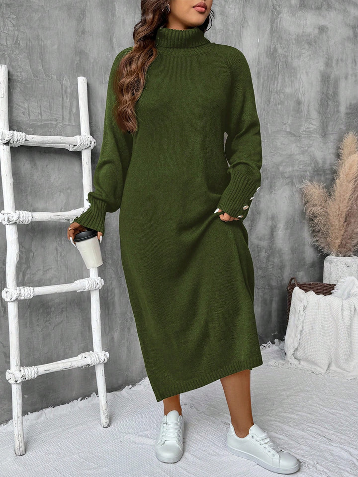 SHEIN maxi ruha, zöld