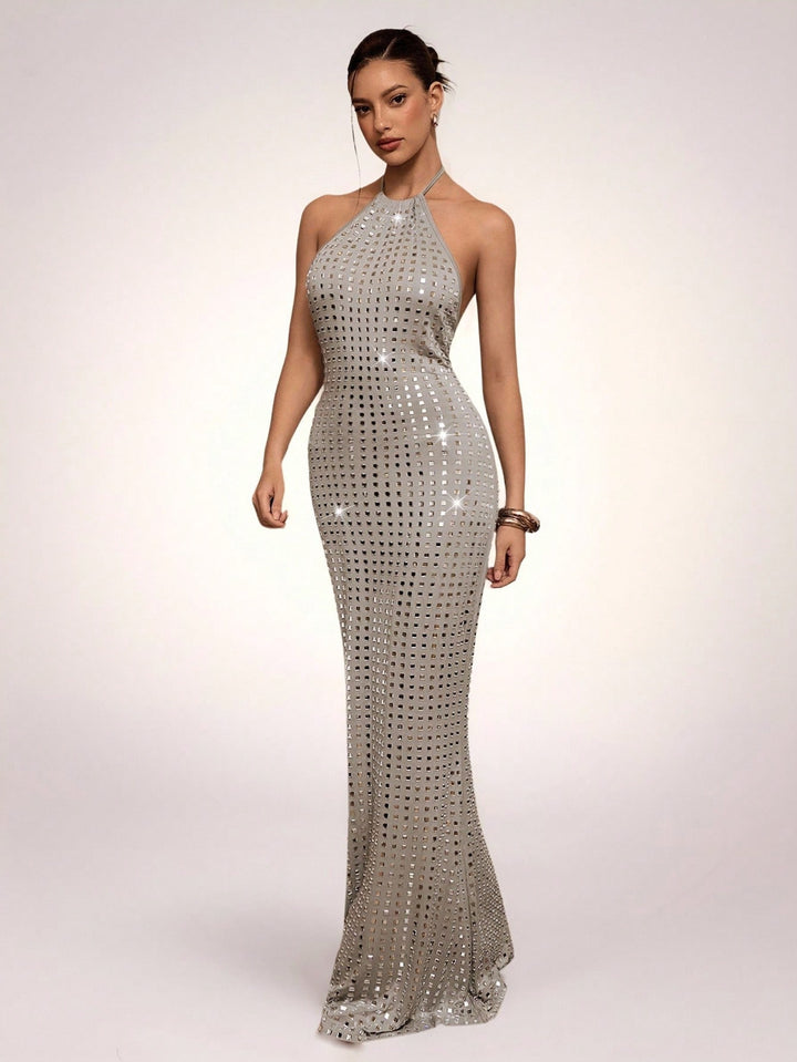 Rochie maxi SHEIN, gri