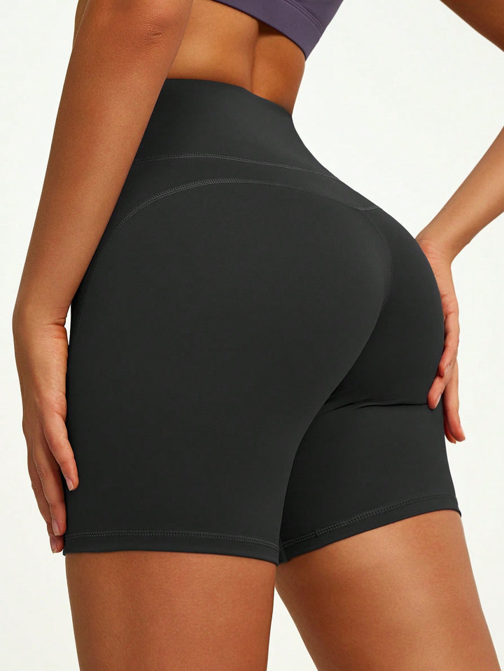 Pantaloni scurți SHEIN, negru