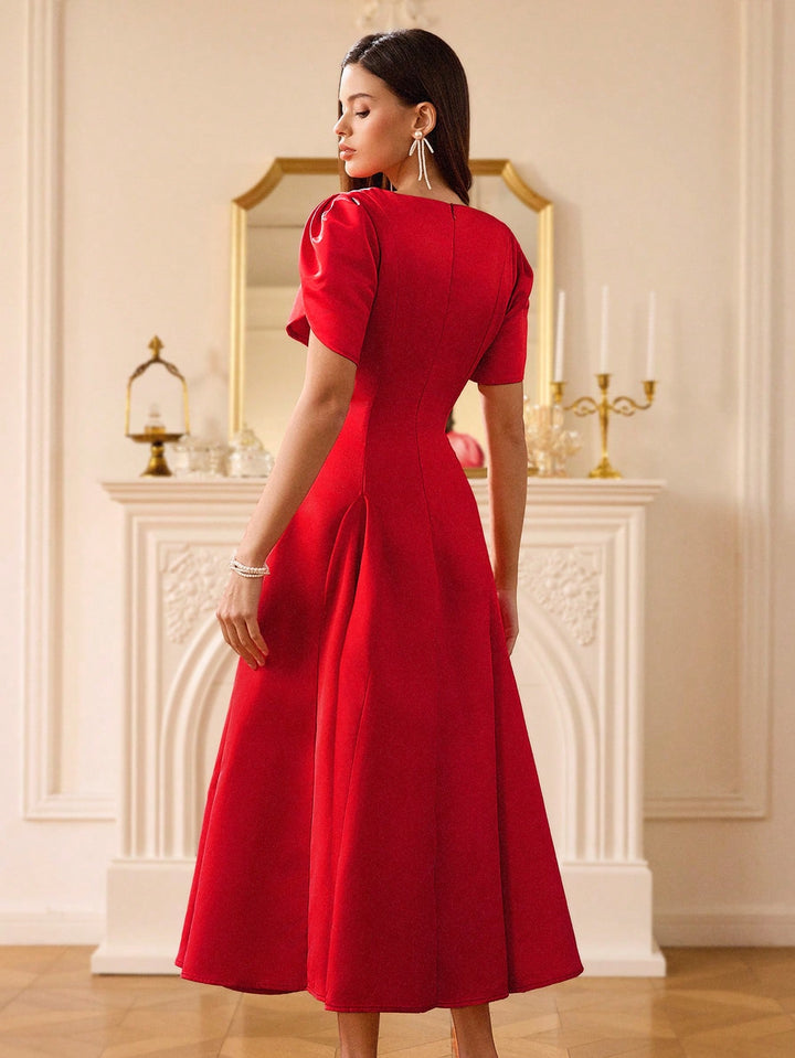 Rochie maxi SHEIN, roșu