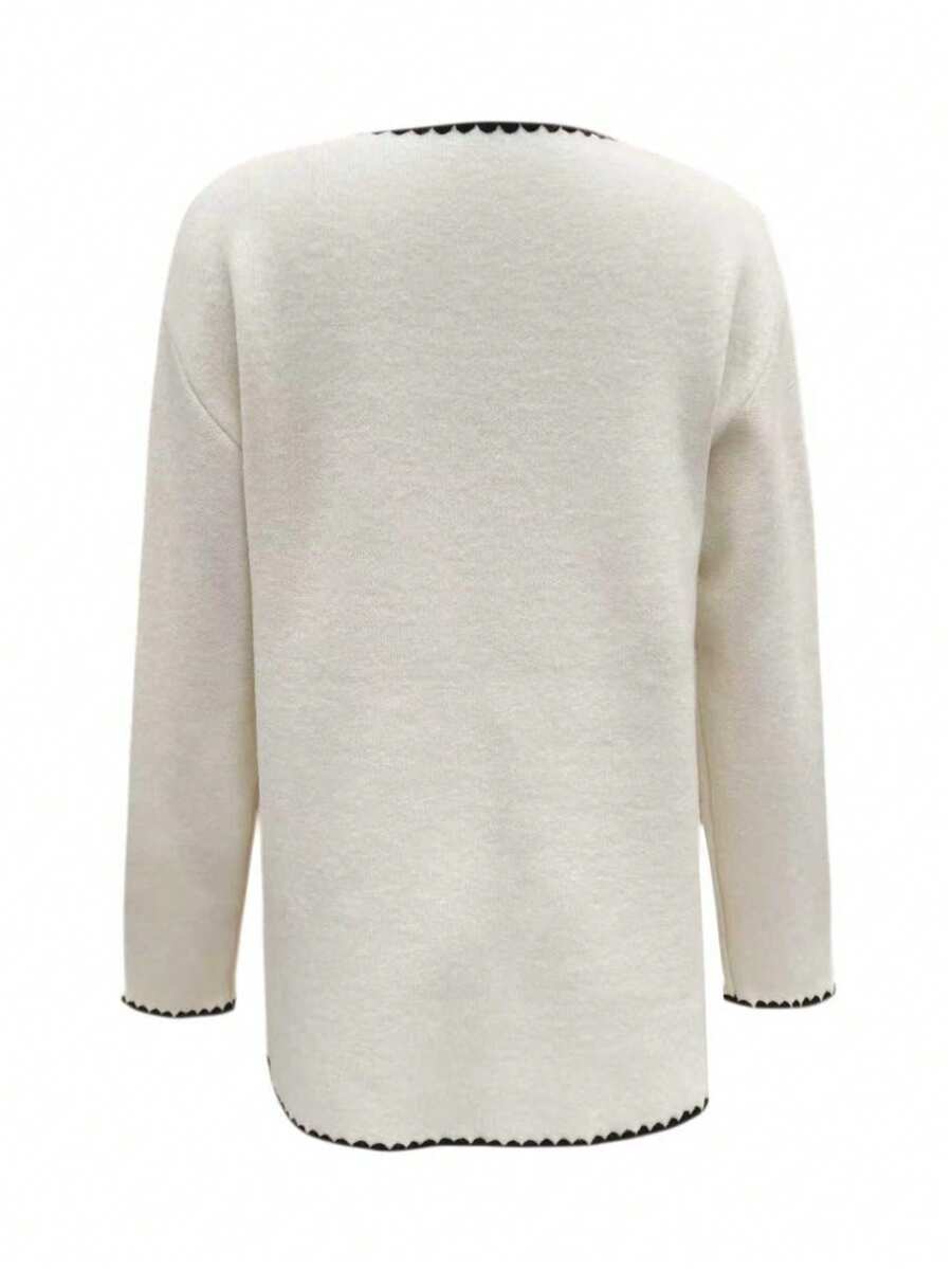 Cardigan SHEIN, alb