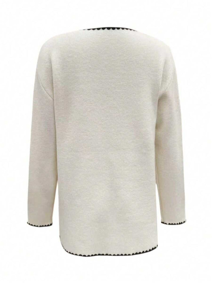 Cardigan SHEIN, alb