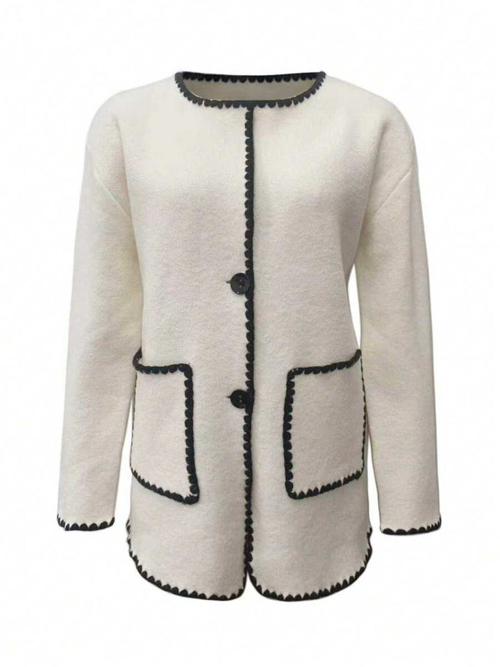 Cardigan SHEIN, alb