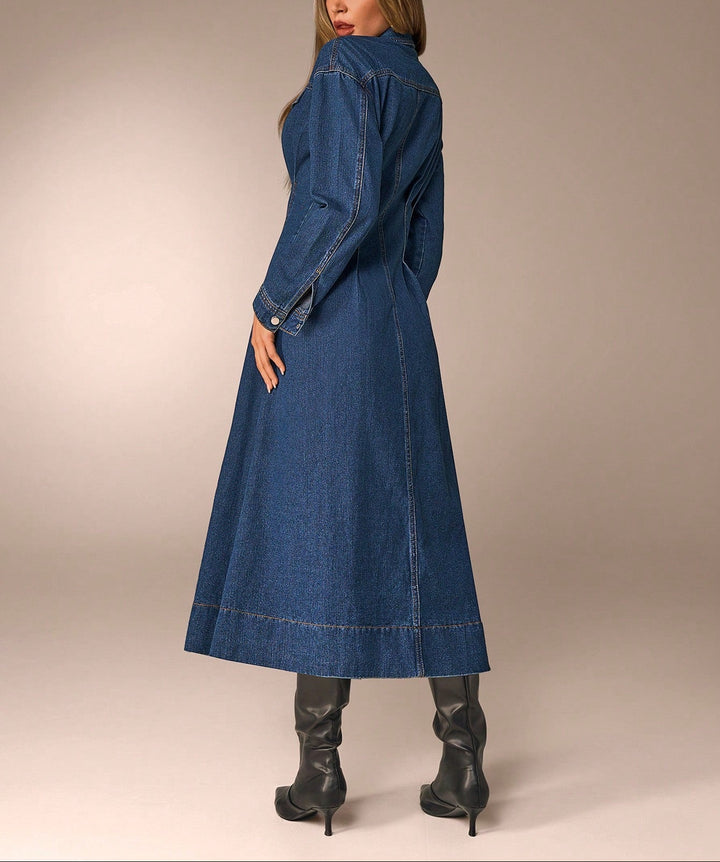 SHEIN Maxi ruha, kék