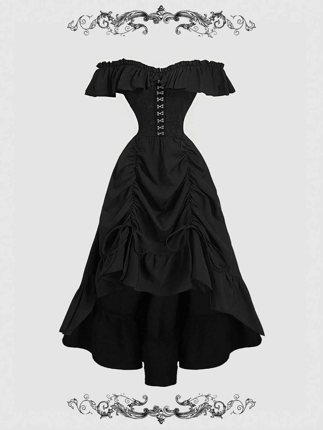 Rochie midi SHEIN, negru