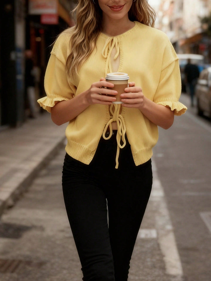 Cardigan SHEIN, galben