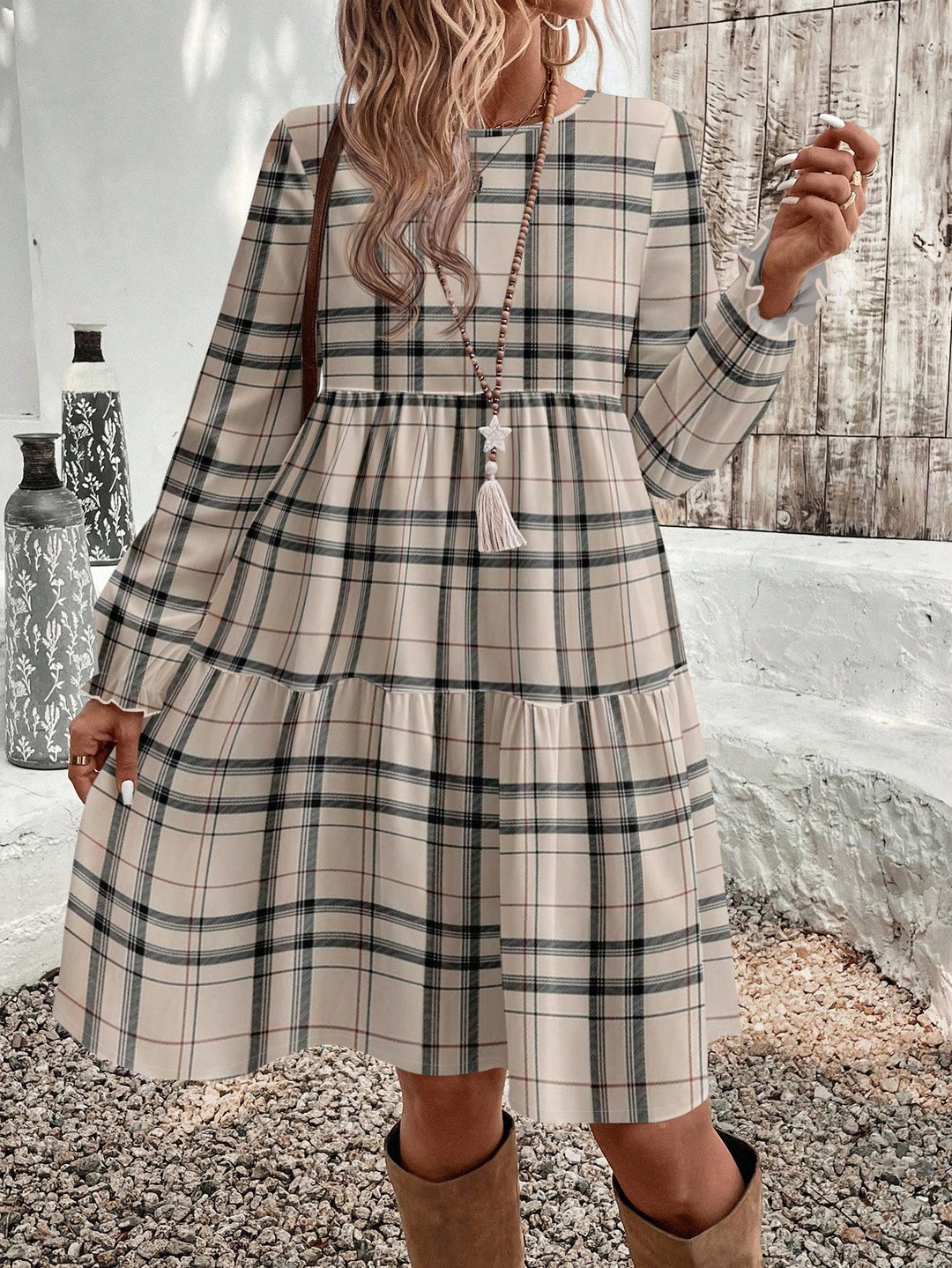Rochie midi SHEIN, mix culori