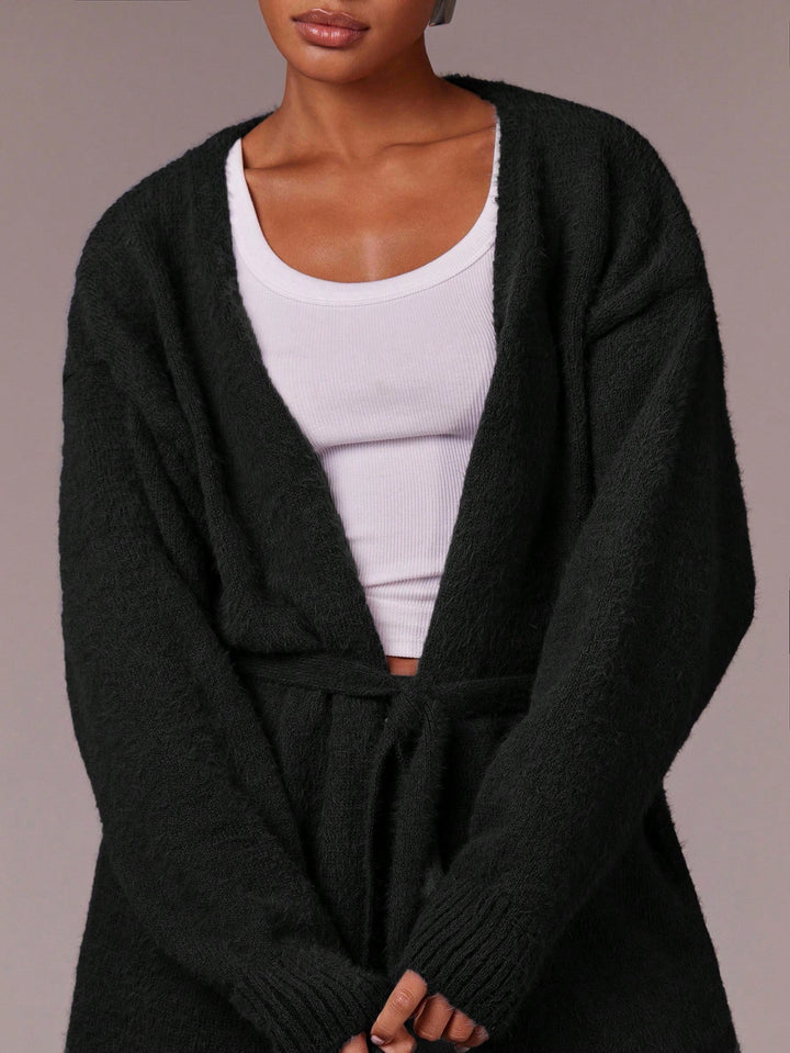 Cardigan SHEIN, negru