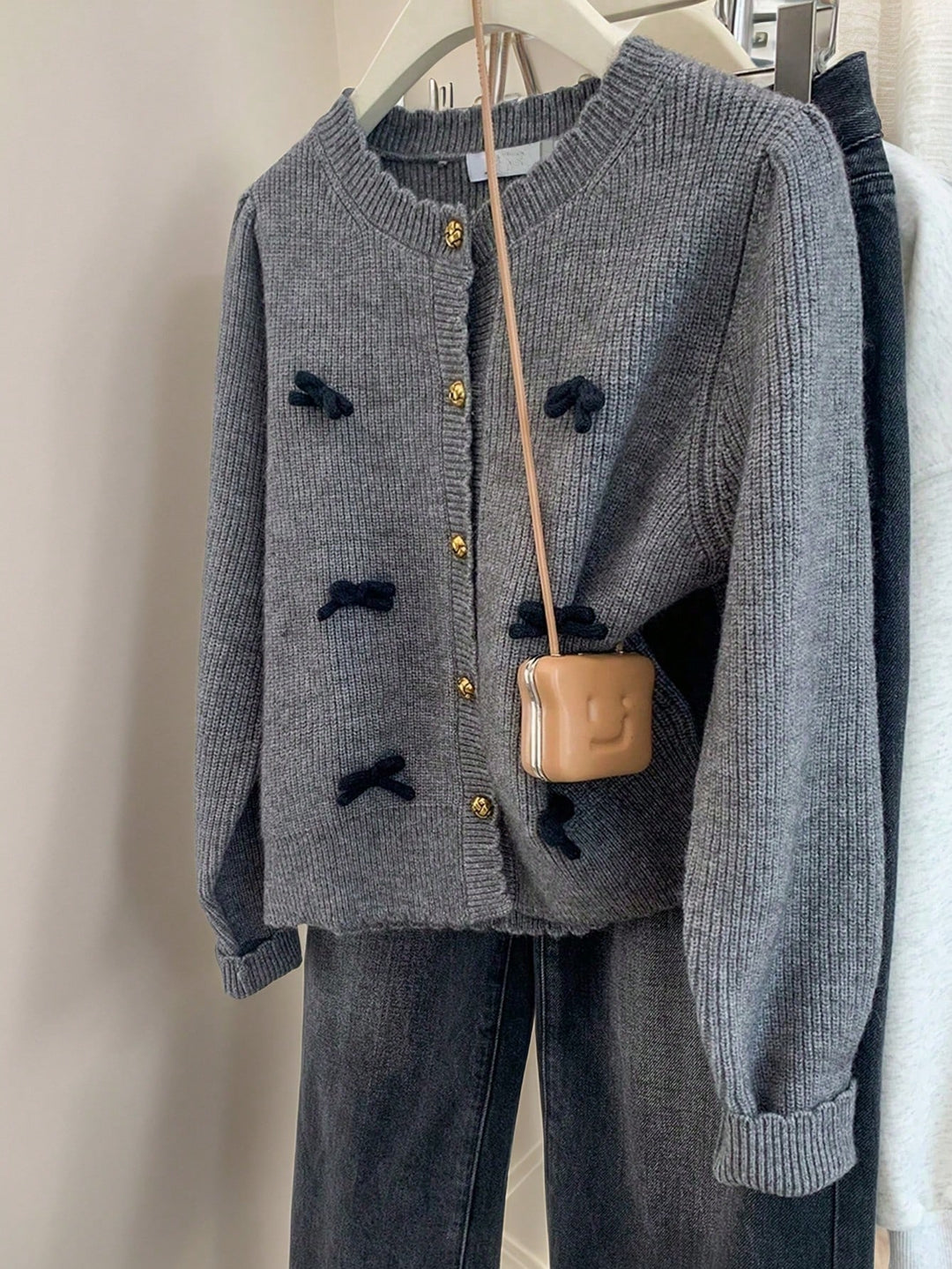 Cardigan SHEIN, gri