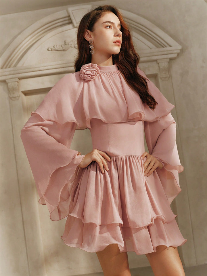 Rochie scurtă SHEIN, roz