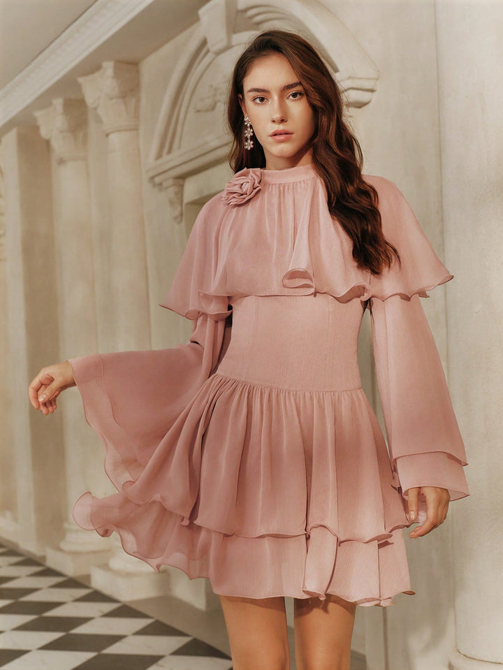 Rochie scurtă SHEIN, roz