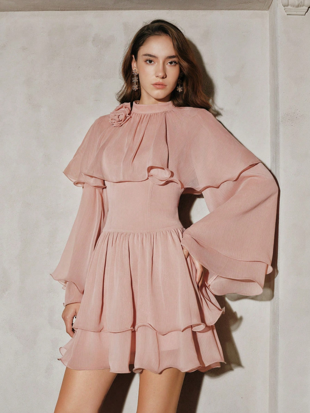 Rochie scurtă SHEIN, roz