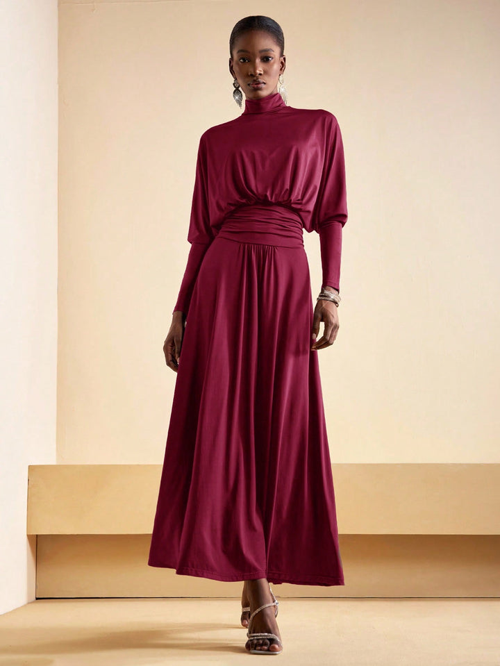 Rochie maxi SHEIN, vișiniu
