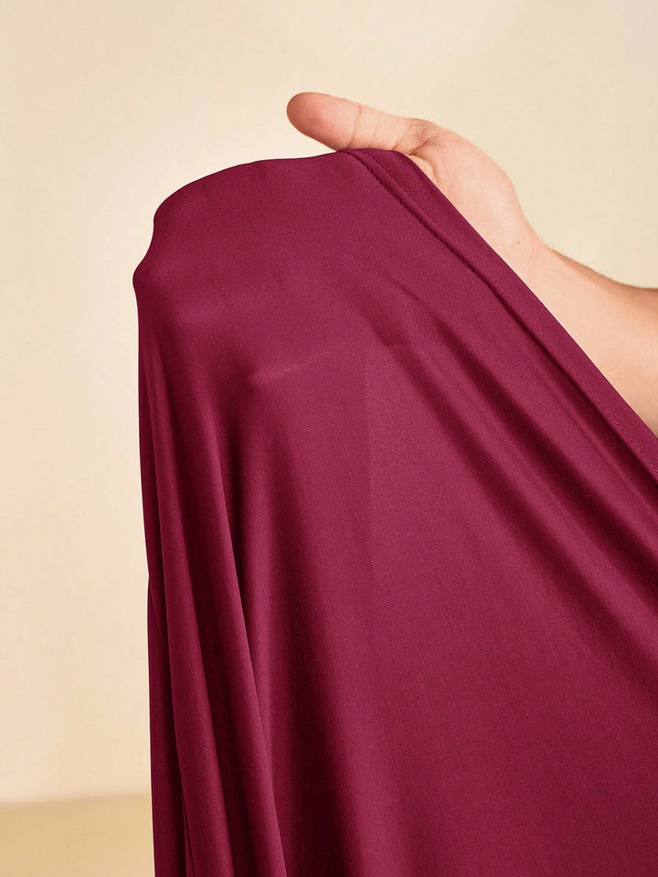 Rochie maxi SHEIN, vișiniu