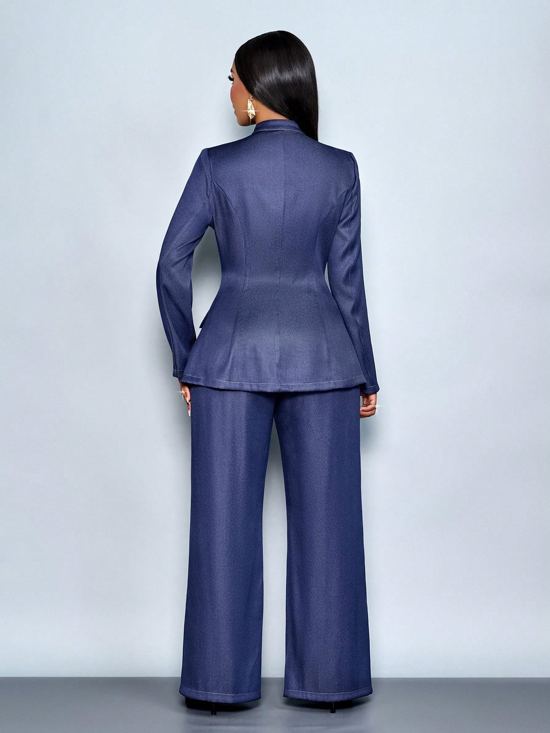 Costum SHEIN, albastru