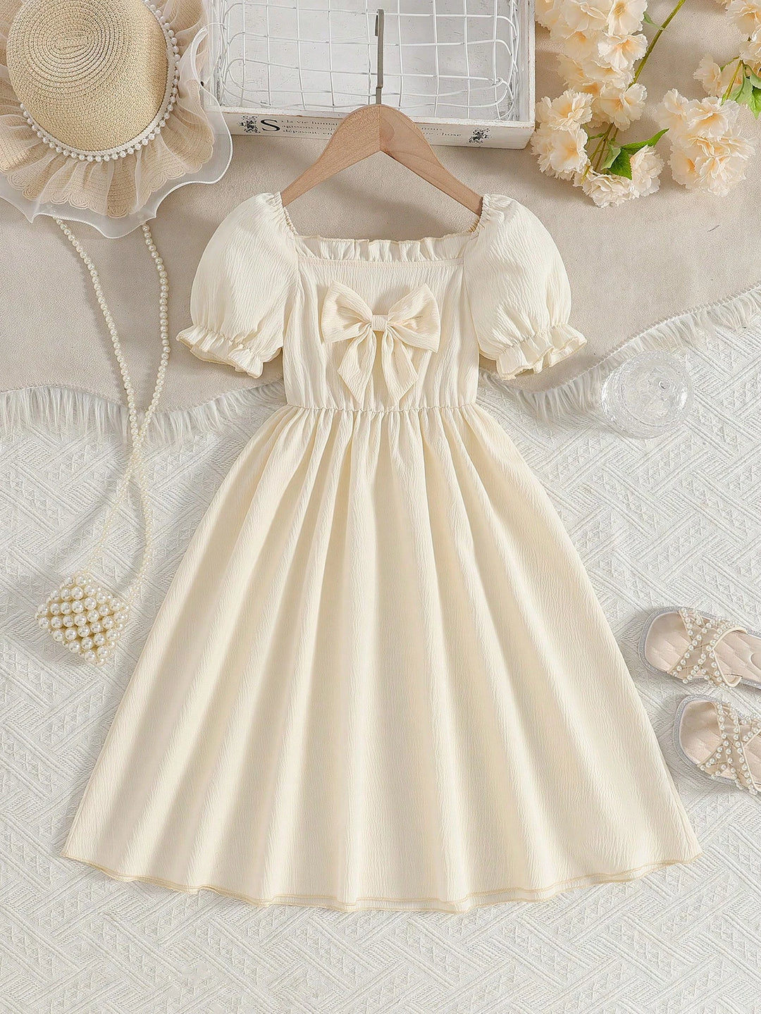 Rochie SHEIN, crem