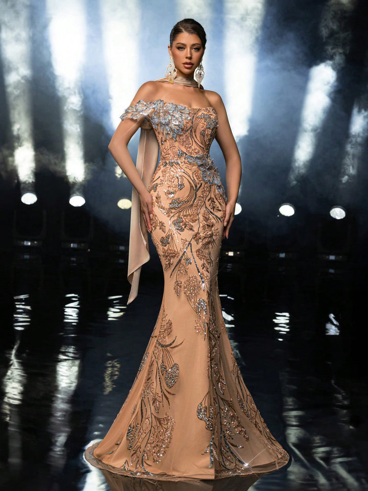 Rochie SHEIN, auriu
