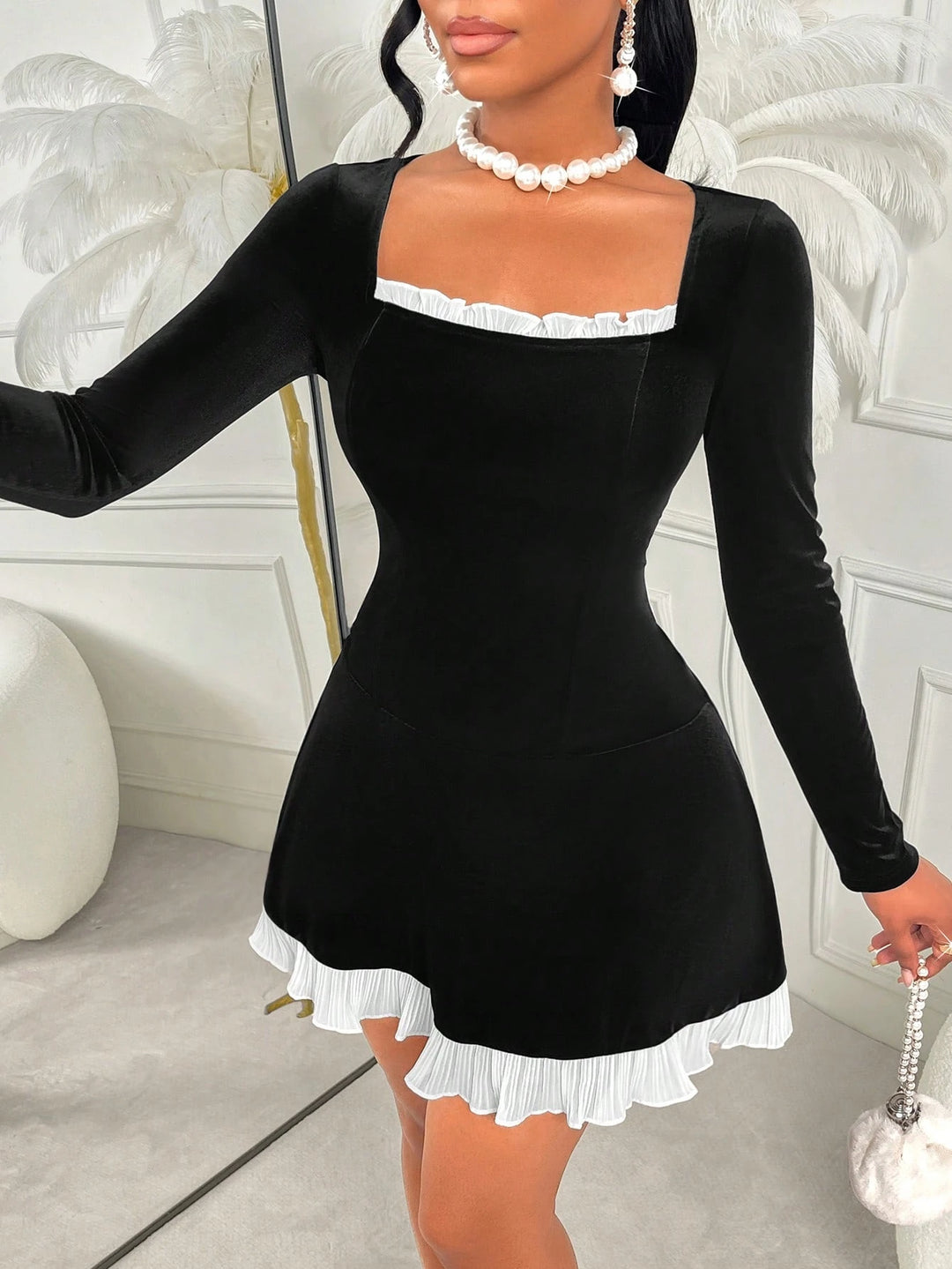 Rochie mini SHEIN, negru