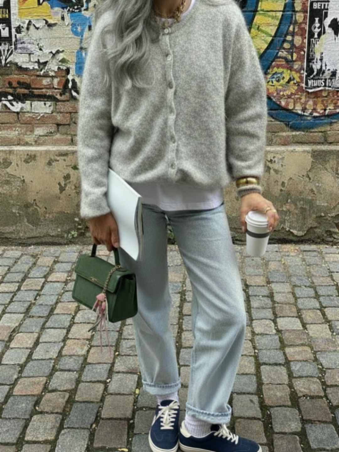 Cardigan SHEIN, gri