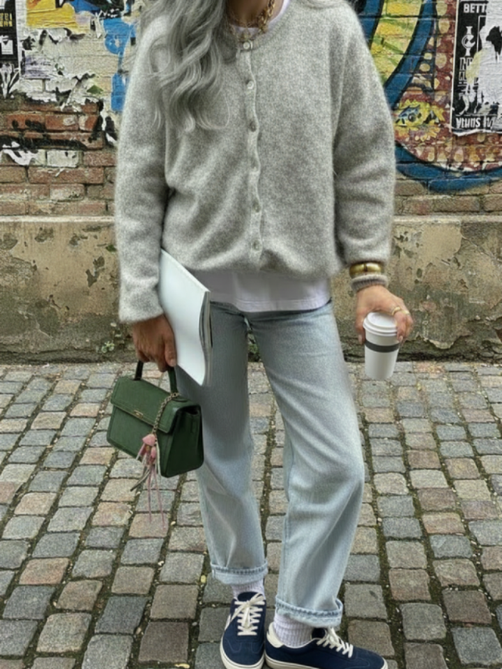 Cardigan SHEIN, gri