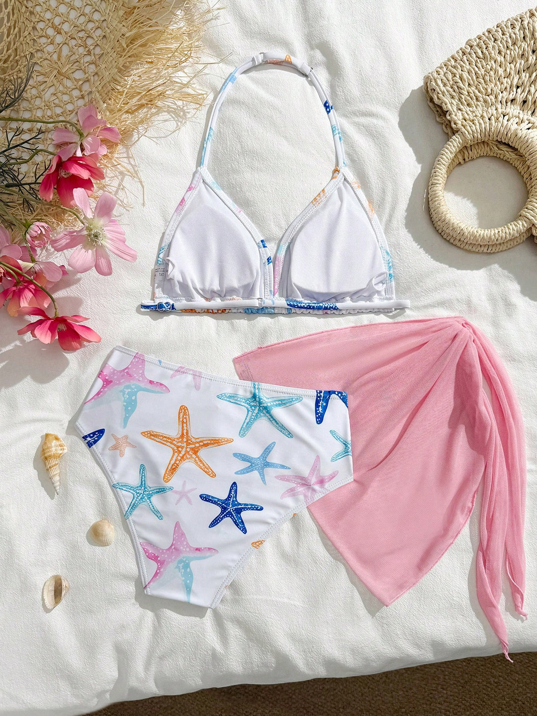 Set bikini SHEIN, mix culori