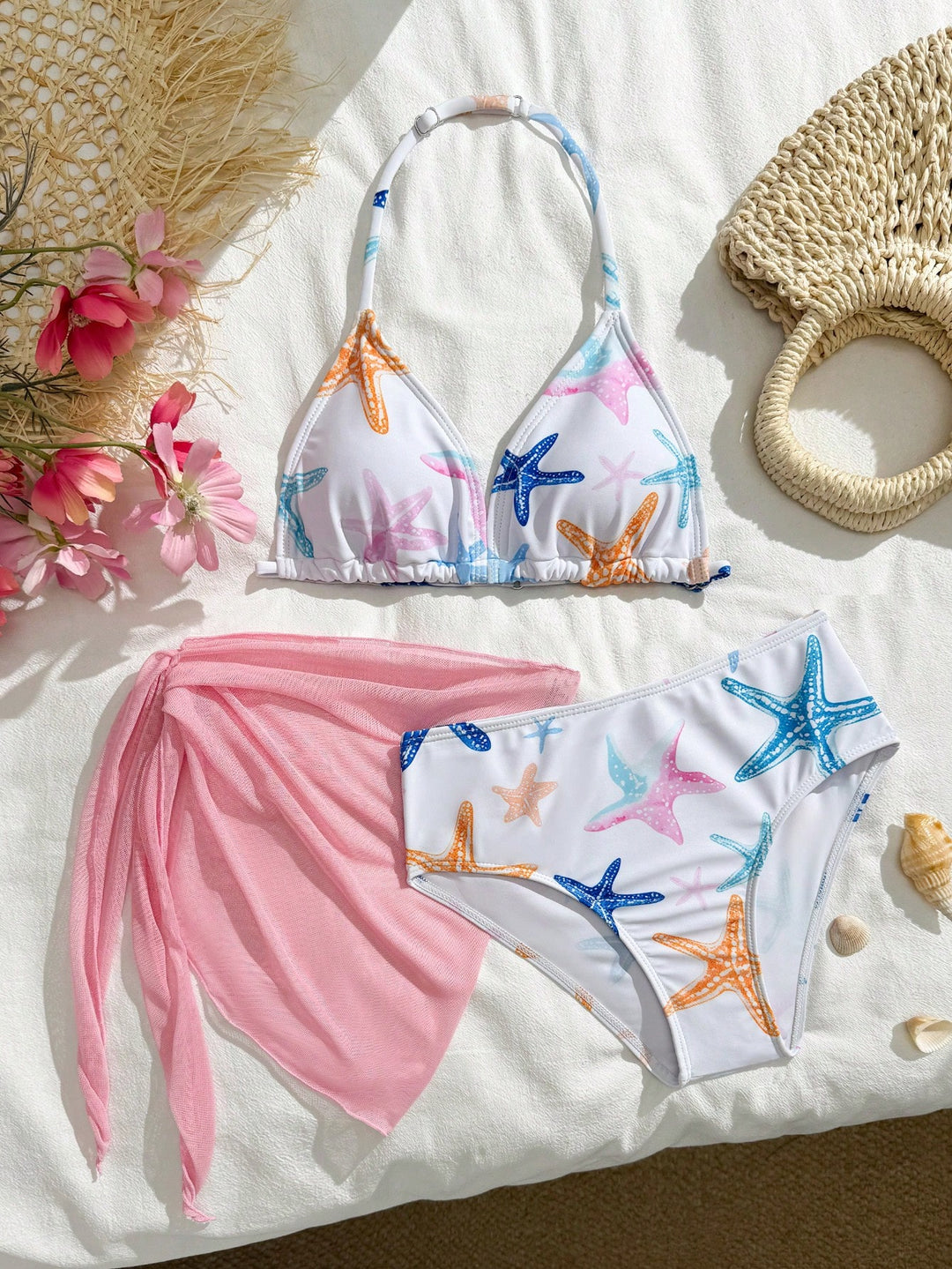 Set bikini SHEIN, mix culori