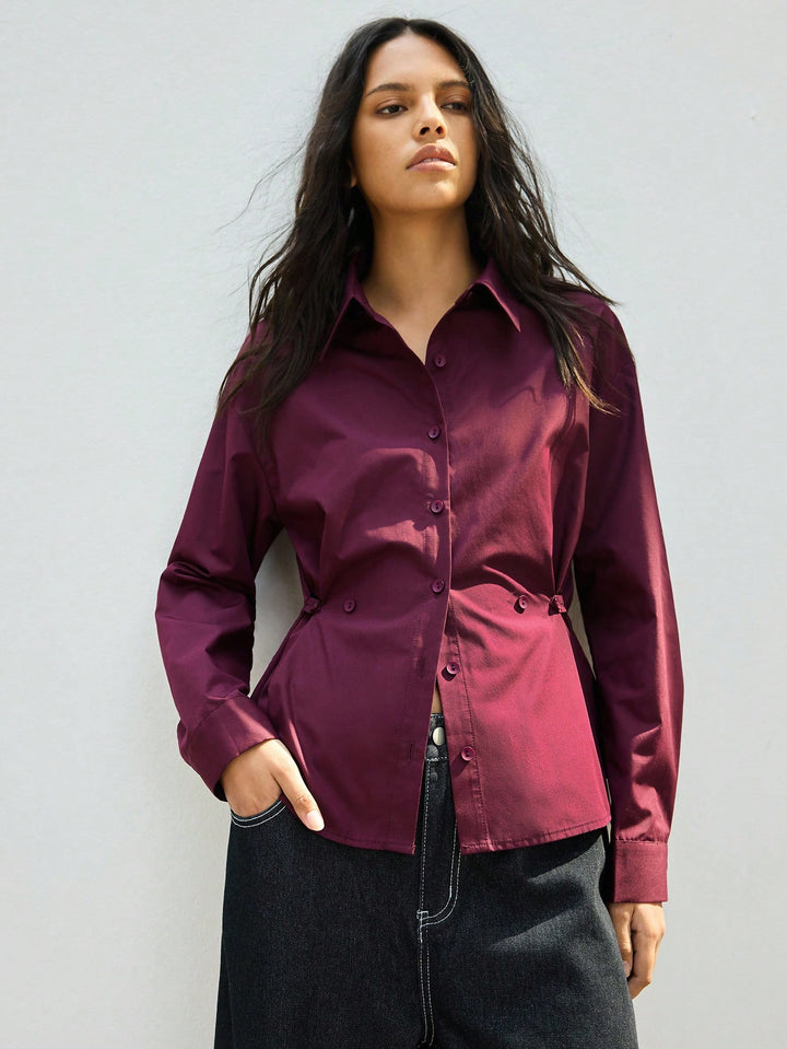 Bluza SHEIN, vișiniu