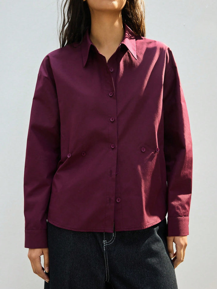 Bluza SHEIN, vișiniu
