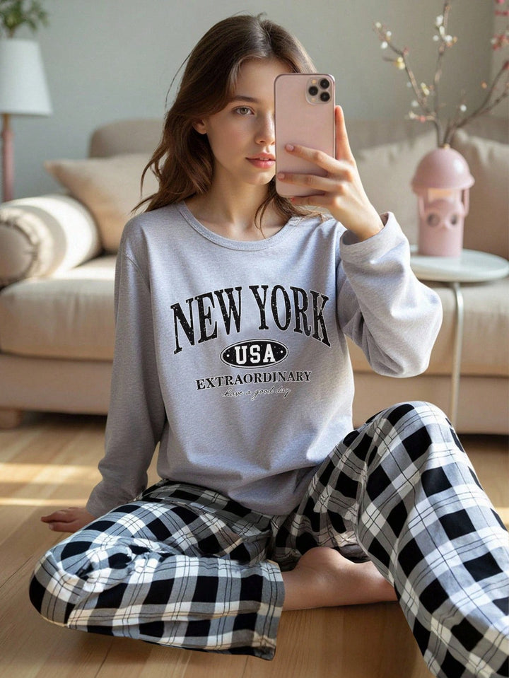 Pijama SHEIN, gri
