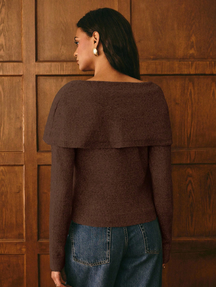 Cardigan SHEIN, maro