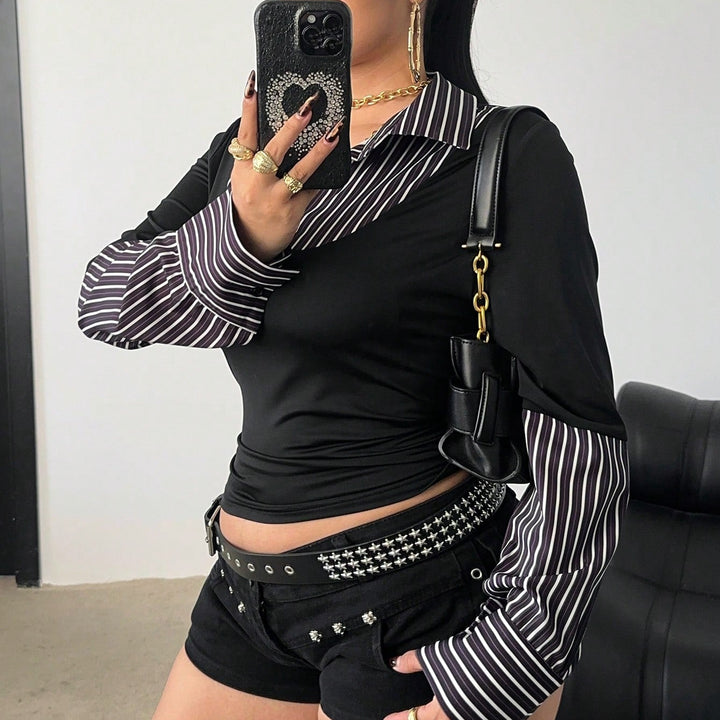 Bluză Shein Curve+, negru
