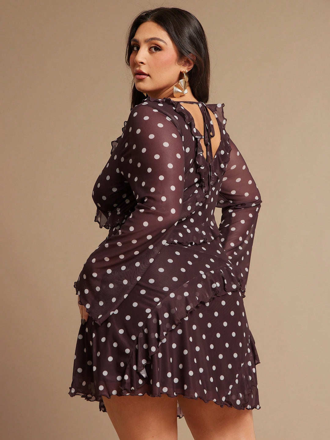 Rochie mini SHEIN, maro