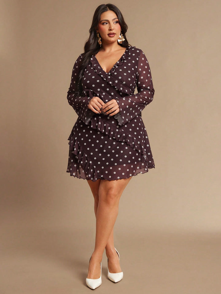 Rochie mini SHEIN, maro