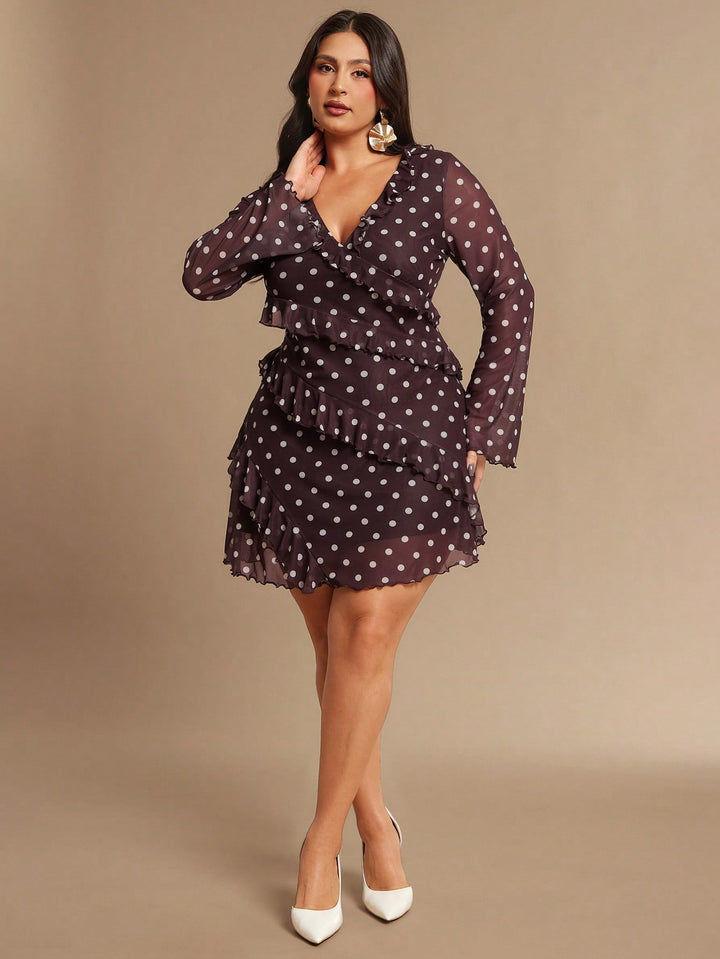 Rochie mini SHEIN, maro
