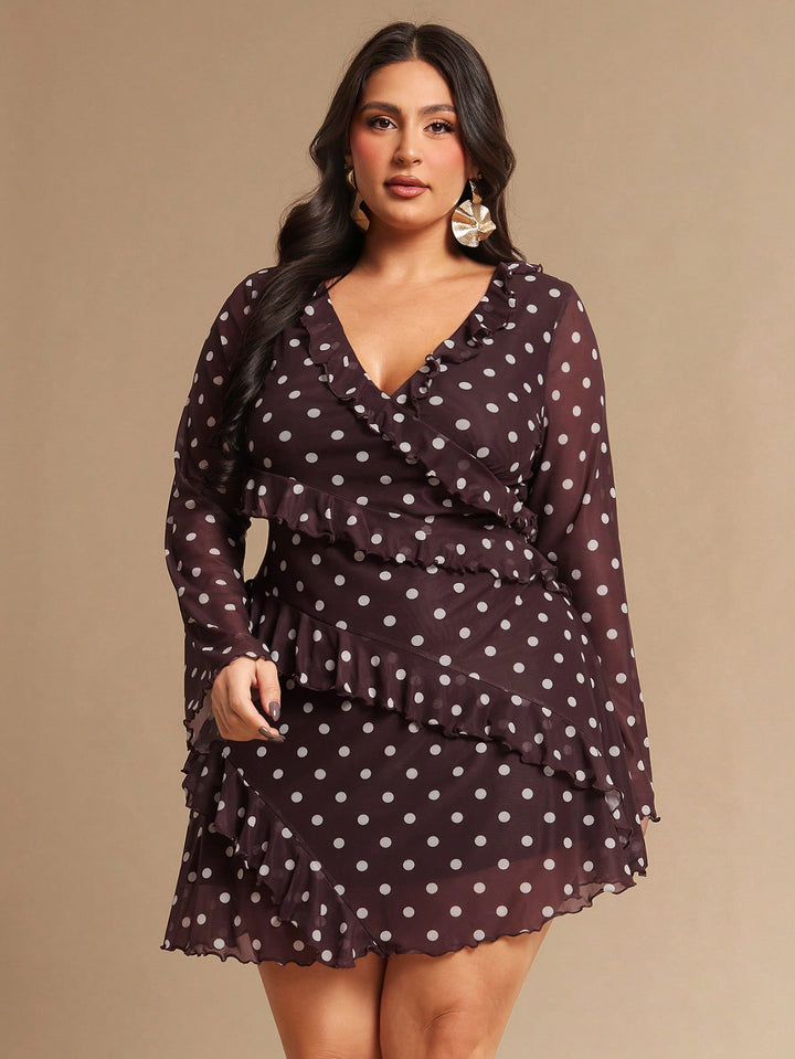 Rochie mini SHEIN, maro
