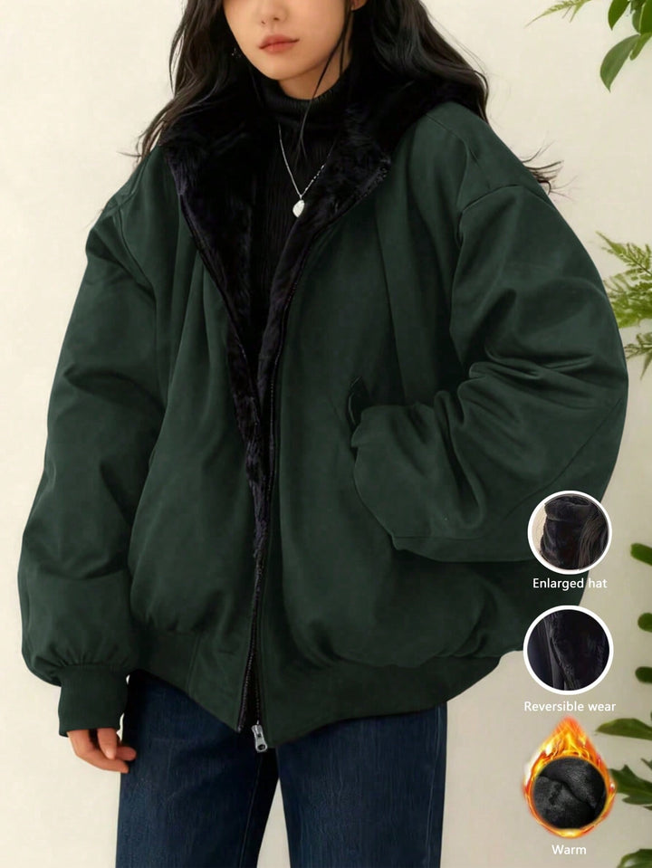 Palton SHEIN, verde