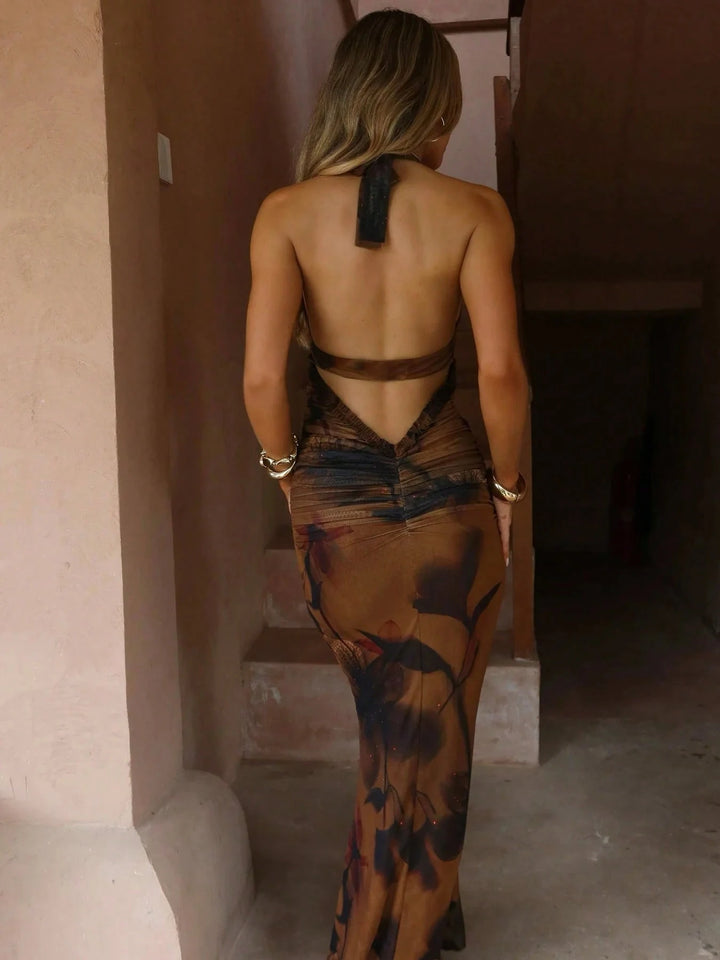 Rochie maxi SHEIN, mix culori