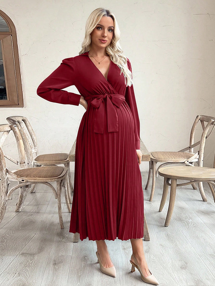 Rochie midi  SHEIN, vișiniu