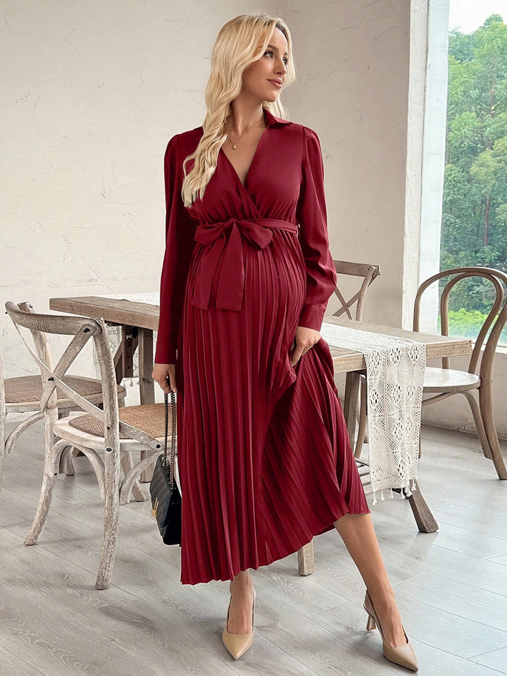 Rochie midi  SHEIN, vișiniu