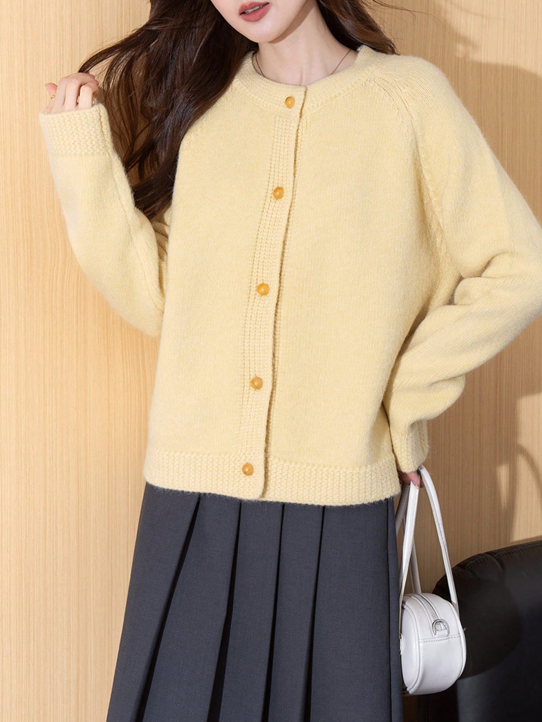 Cardigan SHEIN, galben