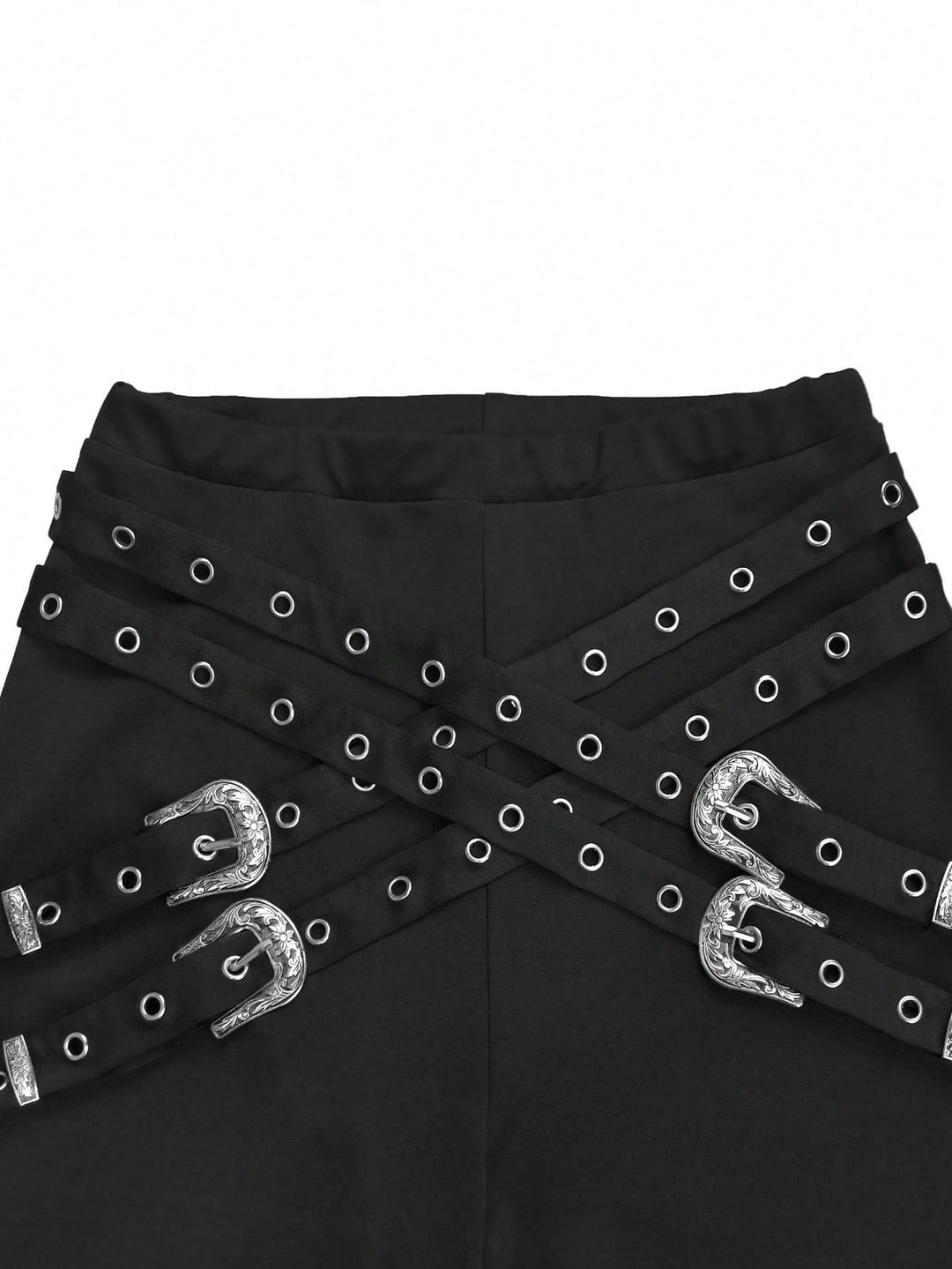 Set de top și fustă SHEIN, negru