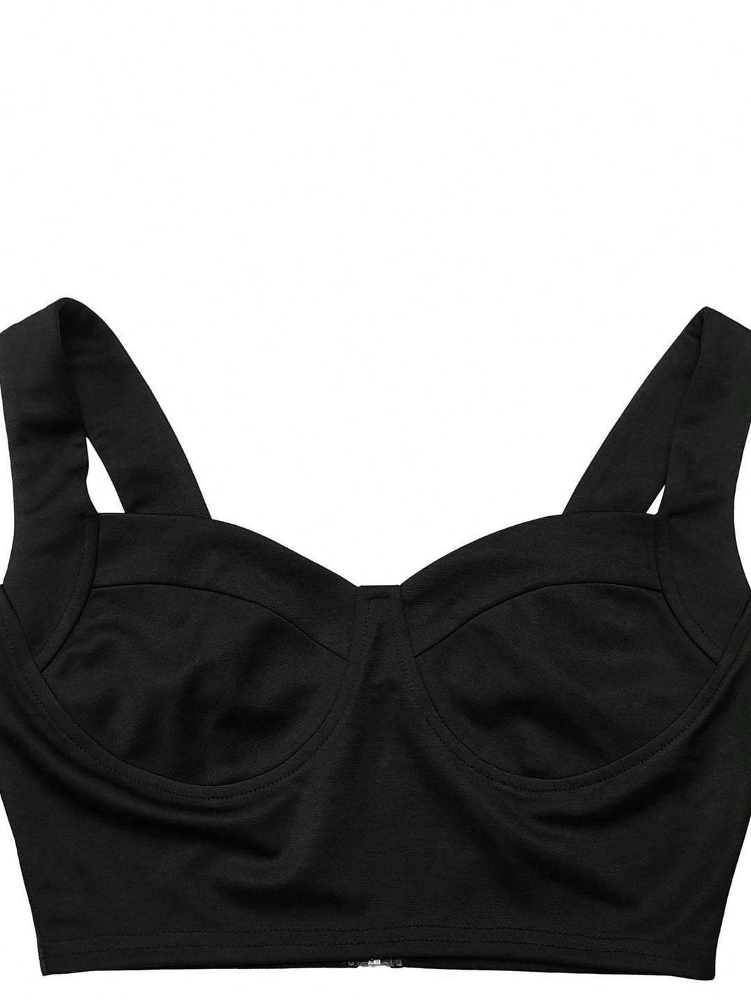 Set de top și fustă SHEIN, negru