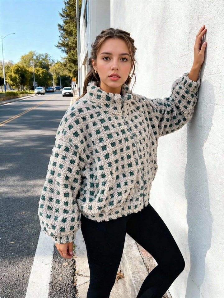 Palton SHEIN, verde
