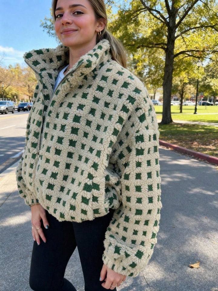 Palton SHEIN, verde