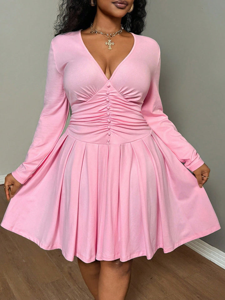 Rochie mini SHEIN, roz