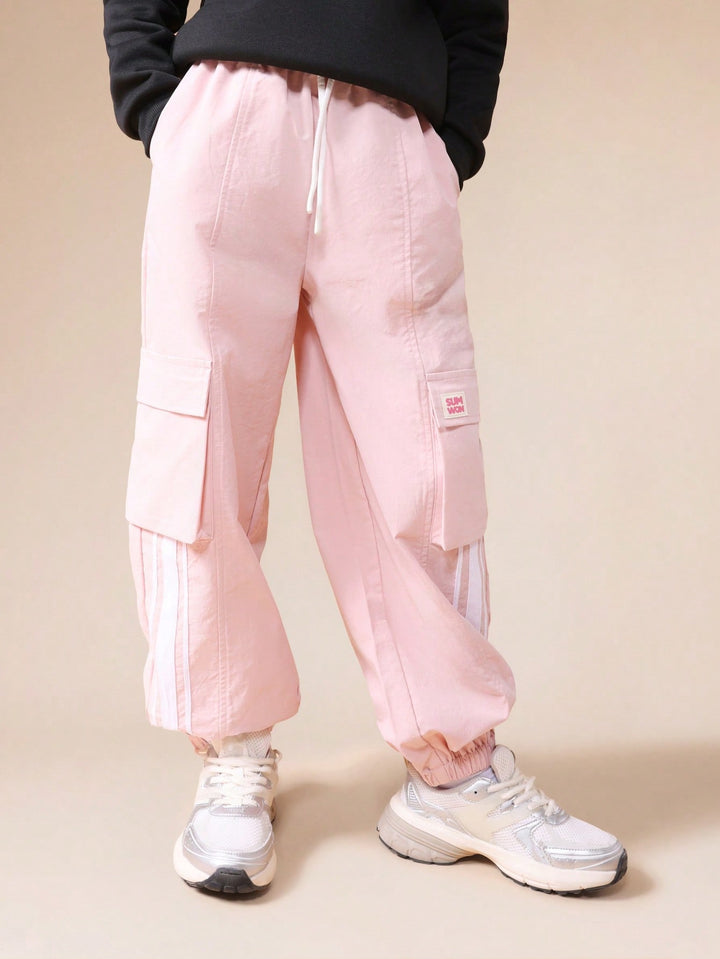 Pantaloni SHEIN, roz