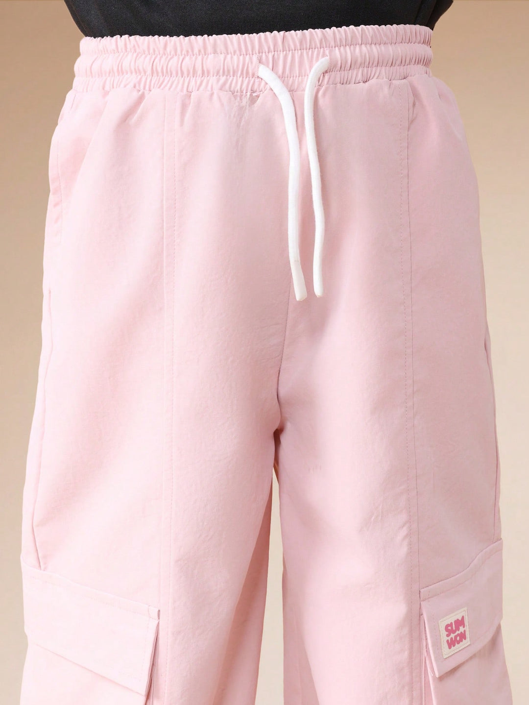 Pantaloni SHEIN, roz