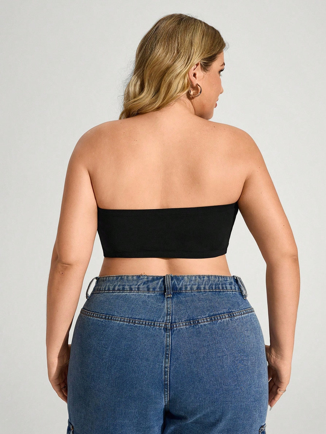 Bustieră Shein Curve+, negru