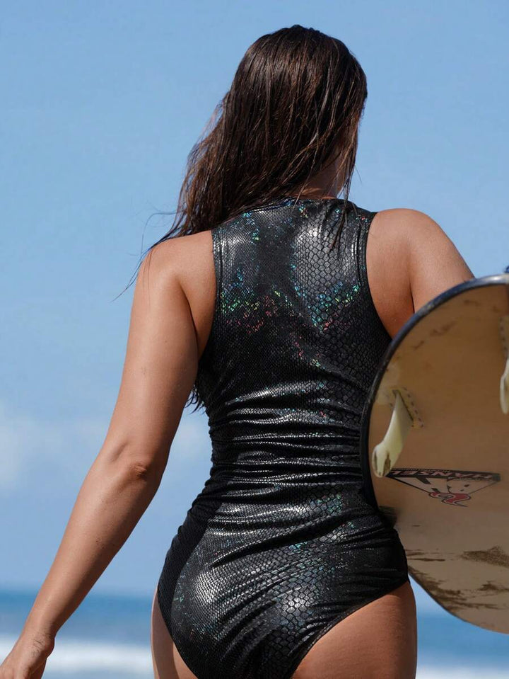 Costum de baie întreg SHEIN, mix culori