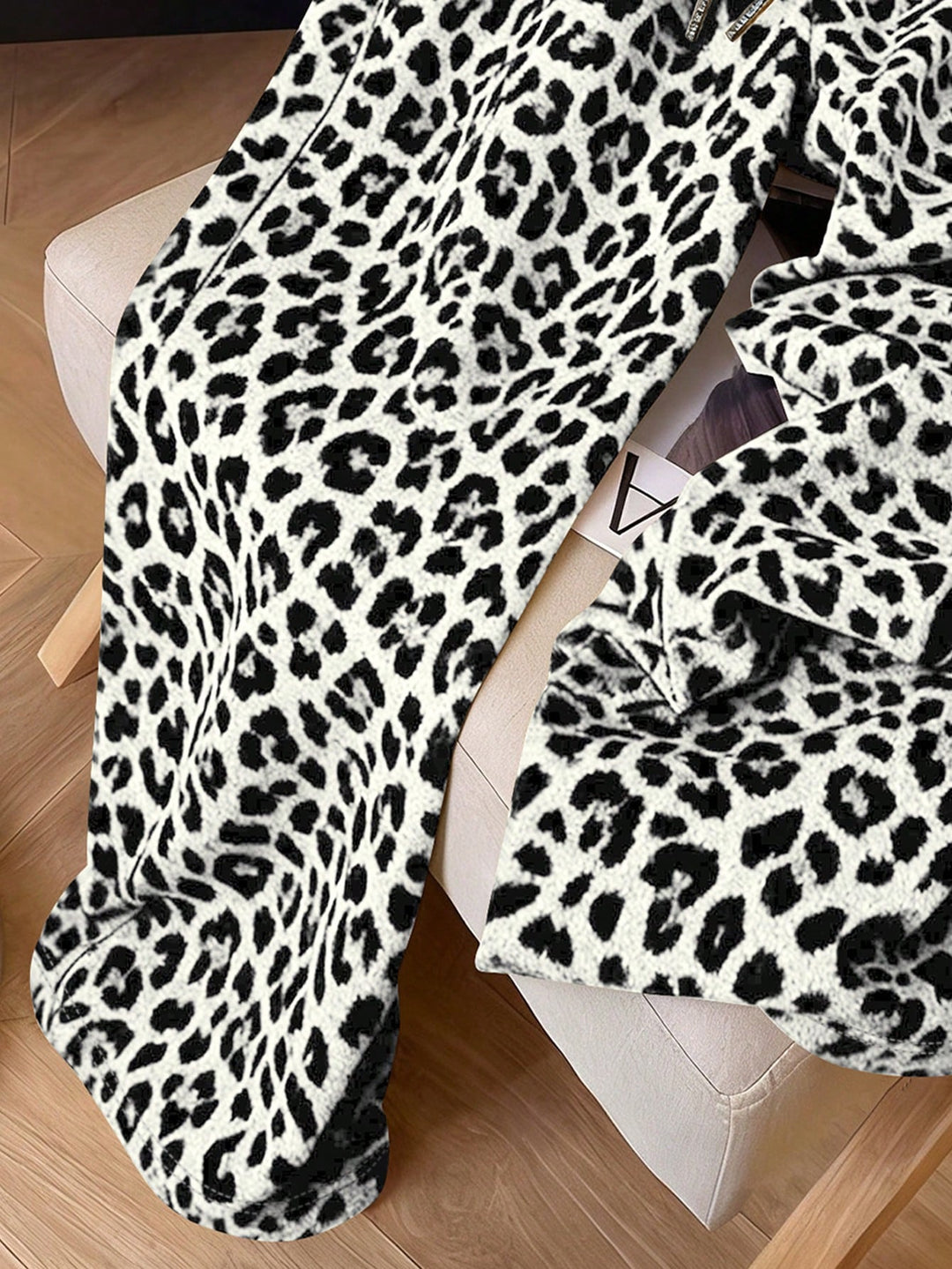 Pantaloni SHEIN, alb
